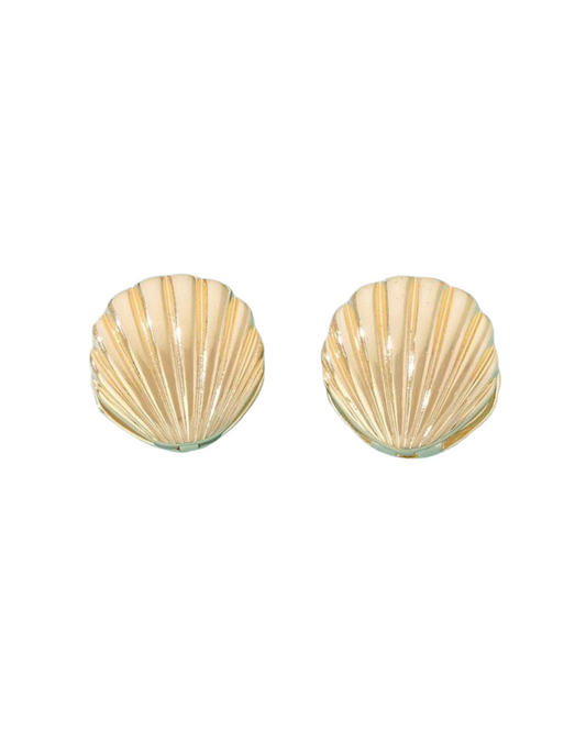 Shell double side earrings